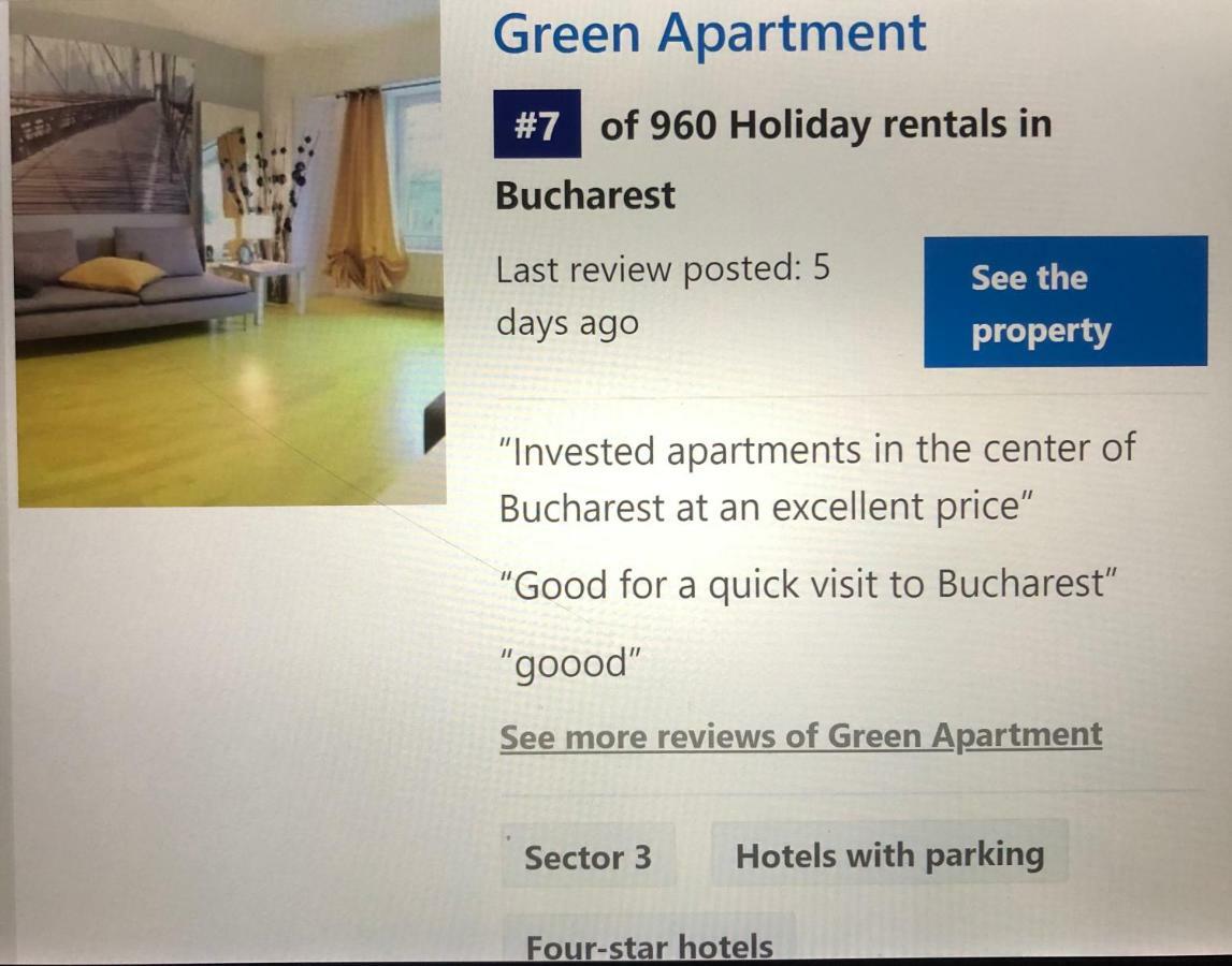 Green Apartment 59 บูคาเรสต์ ภายนอก รูปภาพ