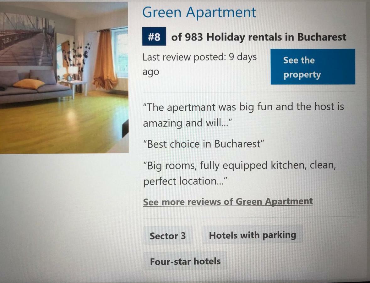 Green Apartment 59 บูคาเรสต์ ภายนอก รูปภาพ